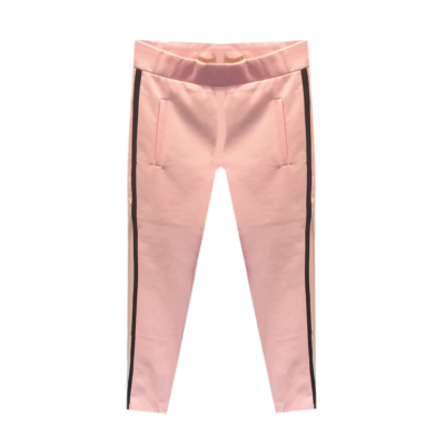 Jegging rose bande élastique