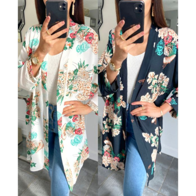 Pack 4 kimonos fleuris  